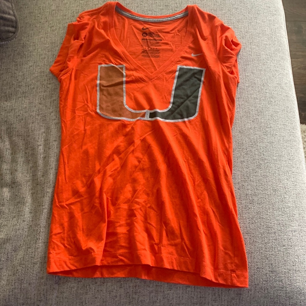 Miami Nike v-neck t-shirt